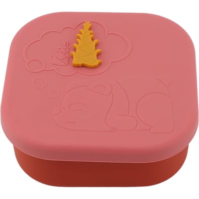Siliconen Lunchbox Koelkast Voedselopbergcontainers Draagbare Geurproof Verzegelde Lunchbox voor Kantoor Buiten roze