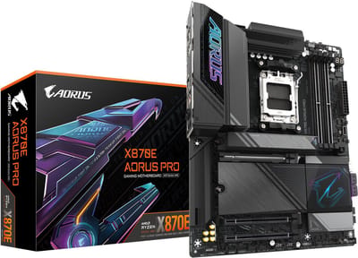 Gigabyte X870E AORUS PRO - ATX - Socket AM5 - AMD X870E - DDR5 - USB 4 - Wi-Fi 7 - Realtek Audio