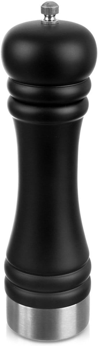 Zout- en Pepermolen Houten Zwart 21,5 cm - Peper- en Zoutmolen - Kruidenmolen - Zout en Peper Molen