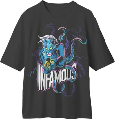 Disney Ariel - The Little Mermaid - Infamous Ursula Unisex T-shirt - M - Zwart