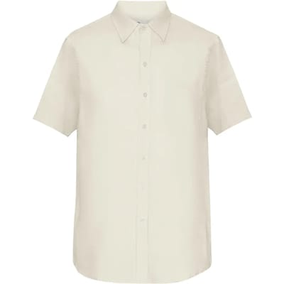 Linnen overhemd Colorful Standard Organic ivory white