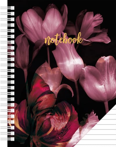Kangaro spiraalboek - Classy Black - A5 - lijn - 160 pagina's - 60 grams - schoolschrift