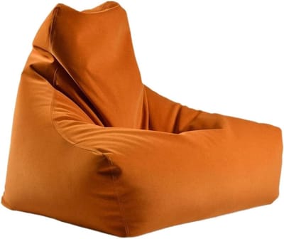 Zitzak hoes - Zitcover - Ontspannen Zitten - Zacht fluweel - 99 x 80 x 94 cm - Oranje