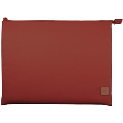 Uniq Lyon laptophoes 14 hoes rood/baksteenrood Waterdichte RPET
