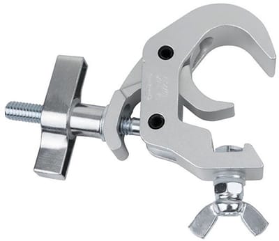 Showtec Fast Coupler Slimline 150 kg 50 mm zilver