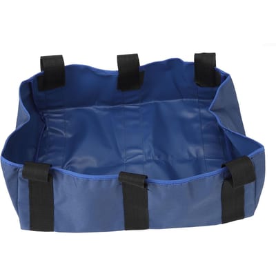 Rollator Tas Klittenband Draagbaar Nylon Onder Zit Rolstoel Mand voor Paraplu Blauw