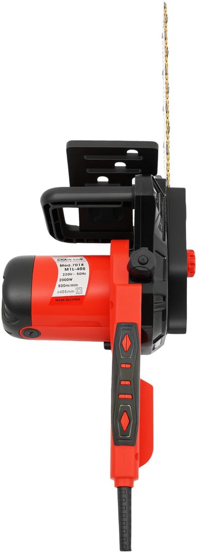 Benzinekettingzaag 16" Motorzaag 2000W 220V 22*80cm 800r/min 9 Tanden Motorkettingzaag Houtbewerkingsset