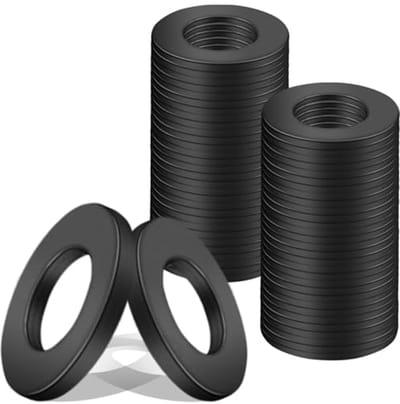 Flat washers set van 50 stuks M6 voor stevige bevestigingen en duurzame constructies