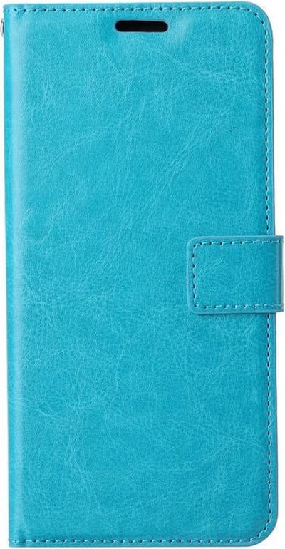 LuxeBass Boekhoesje geschikt voor Motorola Moto E7i Power - Turquoise - telefoonhoes - gsm hoes - telefoonhoesjes