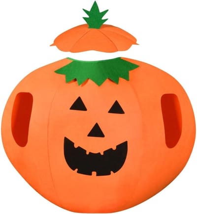 Halloween Pompoen Kostuum met Hoed voor Feest, Carnaval en Cosplay - Perfect voor Kinderen en Volwassenen