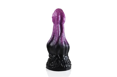 Hellhound hydra dildo - zwart paars medium