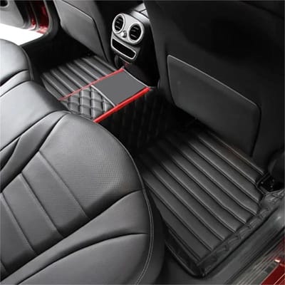 Auto Vloermatten Set - All-weather Matten - Auto Bescherming - Kunstleer - Complete Set - Zwart