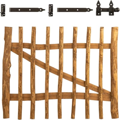 Geïmpregneerde houten tuinpoort in diverse maten 80 cm hoog 100 cm breed