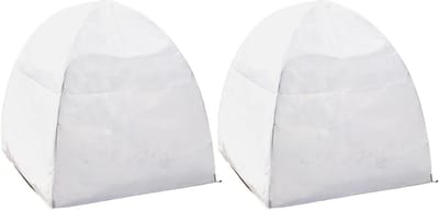 Plantenbescherming - Winterhoezen - Bescherming tegen vorst - Ademende stof - 2 stuks 56 cm - Wit