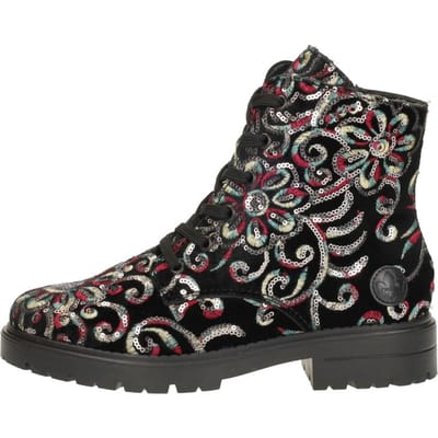 Rieker Veterboots zwart Synthetisch - Maat 36