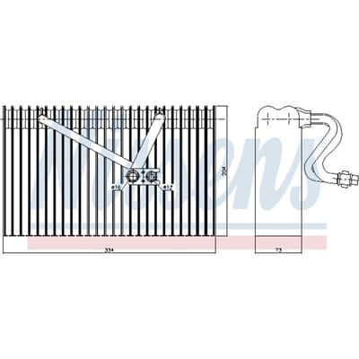 Verdamper, airconditioning NISSENS 92168
