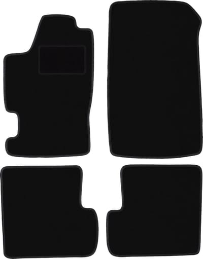 Zwarte veloursmatten voor: Renault Laguna I stationwagen, liftback (1994-2001)