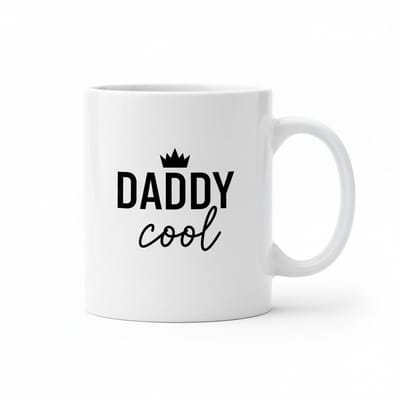 “Daddy Cool” Mok – Grappig Cadeau voor Papa – 330 ml Keramische Koffiemok