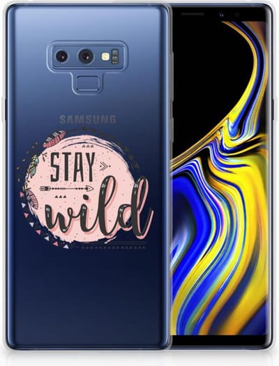 Samsung Galaxy Note 9 Telefoonhoesje met Naam Boho Stay Wild