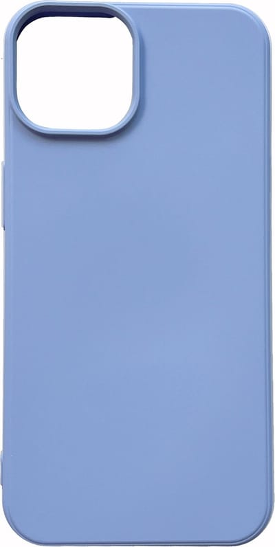 Casemania Hoesje Geschikt voor Apple iPhone 14 - Blauw - Microfiber Siliconen Back Cover