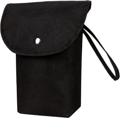 Luier Opbergtas - Baby Organizer - Baby Benodigdheden Meenemen - Waterdichte Oxford Stof - 21.5 cm - Zwart