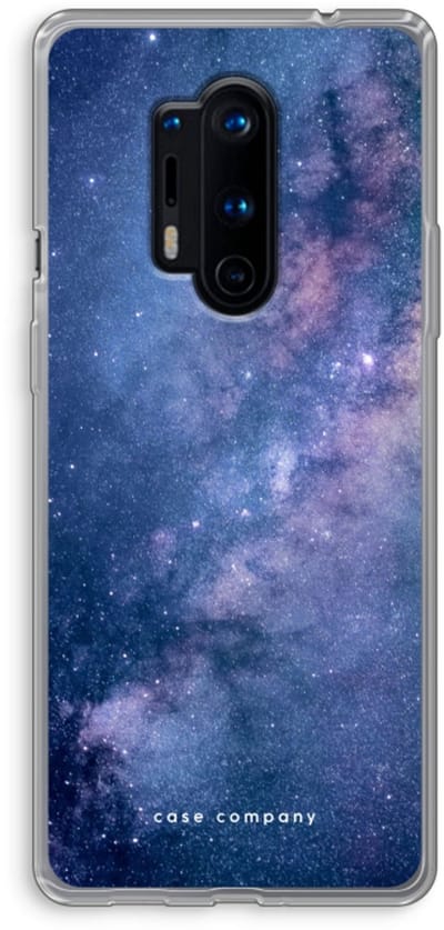 Case Company® - Hoesje geschikt voor OnePlus 8 Pro hoesje - Nebula - Soft Cover Telefoonhoesje - Bescherming aan alle Kanten en Schermrand