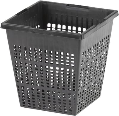 Vierkante plantmand 23 cm voor vijver en tuin