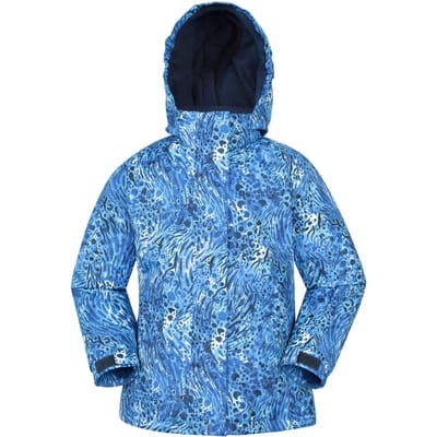 Mountain Warehouse Ski jas voor kinderen/kleuters Sneeuwklokje aquarel (Blauw)