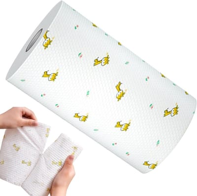 Keukenpapier Rollen - Papieren Doeken - Keuken Schoonmaken - Hoge Absorptiekracht - 150 Vellen - Multicolor