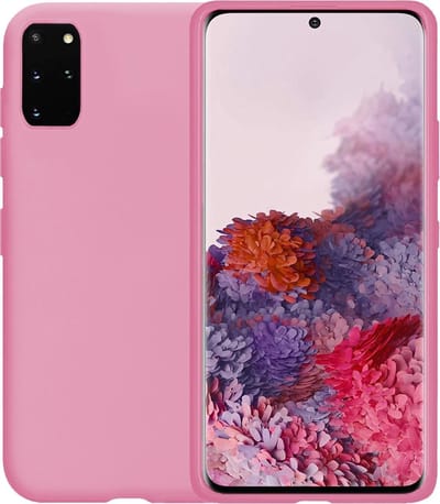 Hoesje - Geschikt voor Samsung Galaxy S20 Plus - Sterk & Shockproof - Hoes Cover - Siliconen Case - Telefoonhoesjes - Roze
