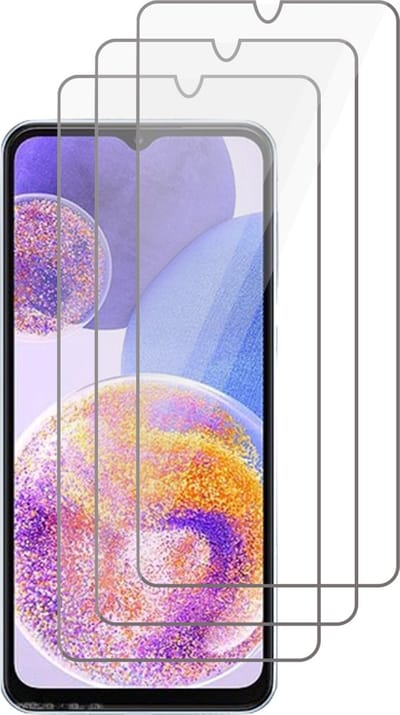 Screenprotector geschikt voor Samsung A23 / M13 / M23 - Gehard Glas Beschermglas Tempered Glass Screen Protector - 3 Stuks