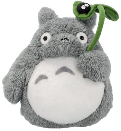 My Neighbor Totoro: Plush (Beanbags) - Gray Totoro and Kurosuke (M) - 17 cm