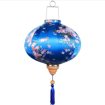 Decoratieve Lantaarn - Japanse Lantaarn - Feestdecoratie - Handgemaakt Doek - 1 stuk - Rood
