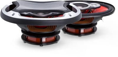 M.N.C DevilX 4-wegs autoluidsprekers - 6,5 x 9" (165 x 236 mm) - 150 W - 4 ohm - supertweeter - robuuste kwaliteit [37569]