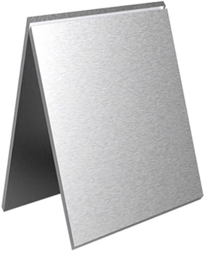 Roestvrijstalen platen 3 x 100 x 200 mm - 2 stuks met glad oppervlak