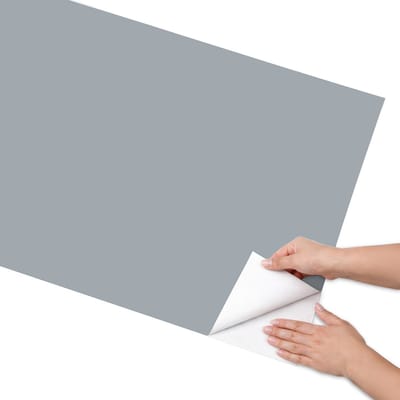 Coloray Meubel Wrap Folie - Grijs Meubelfolie - 65x130 cm - Meubelfolie Zelfklevend Millennial grijs - Wrapfolie Keuken - Minimalist Meubelfolie - Decoratiefolie - Tafeldecoratie - Achtergronden en patronen