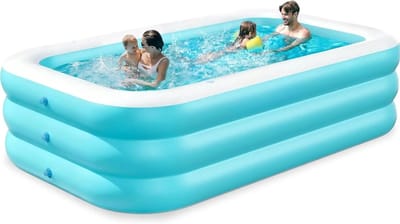 Damenzo - Zwembad - Zwembaden - Zwembad opblaasbaar - Zwembad opblaasbaar rechthoek - Zwembad buiten - 304x55x55 cm - PVC