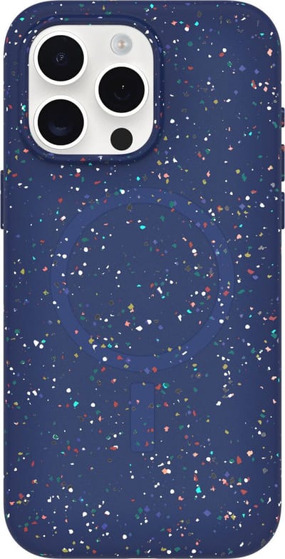 OtterBox Core Hoesje Geschikt voor Apple iPhone 15 Pro Max - Compatibel met MagSafe - Back Cover Gerecycled Materiaal - Blauw