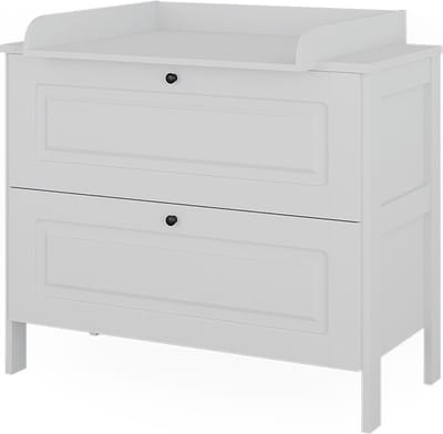 Vitalispa Ajaton Commode – 108 x 98 cm met 2 laden Wit