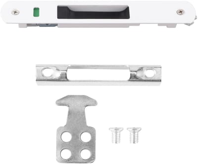 Dailygoods- Schuifdeurslot Roestvrijstalen Behuizing - Haakslot - Deurslot Buitendeur - Deurslot Glazen Deuren - Deursloten Hardware - Eenzijdige Vergrendeling