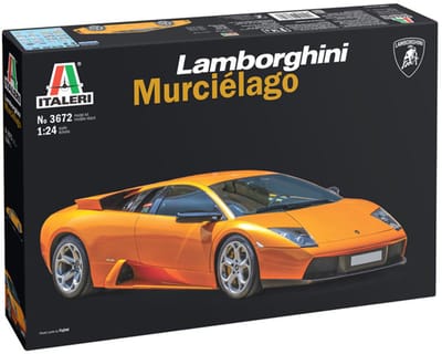 Italeri Modelbouwpakket Auto - 3672 Lamborghini Murciélago - Italiaanse Supercar - Sportauto Plastic - 1:24 - Modelbouw