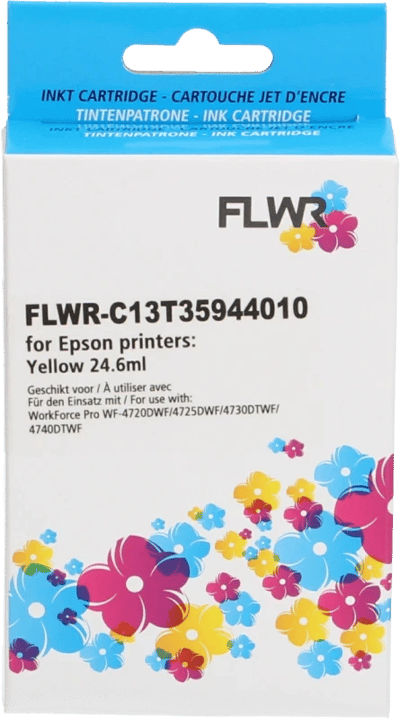 FLWR - Cartridges / Epson 35XL / geel / Geschikt voor Epson