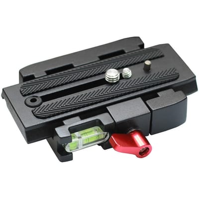 Plateau à dégagement rapide P200 + adaptateur de serrage pour Manfrotto 501 500AH 701HDV Q5 black