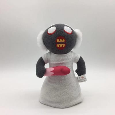 23cm Horror Game Halloween Oma Cartoon Film Pluche Knuffeldieren Poppen Verzamelspeelgoed Cadeaus Voor Kinderen 23cm wit