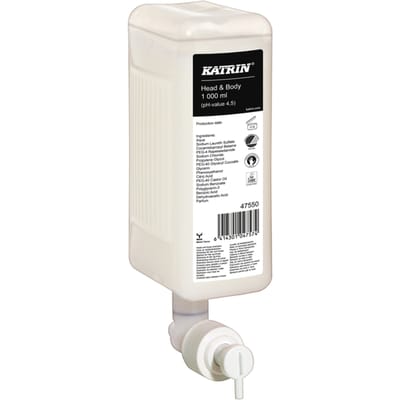Handzeep Katrin Head & Body vloeibaar 1000ml 47550