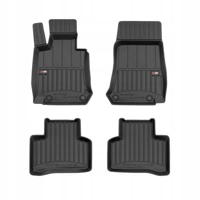 FROGUM PROLINE 3D Set - Rubberen Automatten + Kofferbakmat - Geschikt voor MERCEDES EQC (vanaf 2019) - Zwart