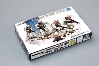 Trumpeter Modelbouwpakket Militaire voertuigen - 00418 Modern U.S. Army in Iraq 2005 - Figuren Plastic - 1:35 - Modelbouw