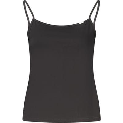Calvin Klein Sleeveless Cotton Stretch Top Black Maat: S | Mouwloze Tops Outlet | Dames | Zwart
