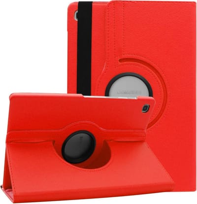 HB Hoes Geschikt voor Samsung Galaxy Tab A7 (2020) 10.4 inch - Draaibare Tablet Case met Standaard - Rood