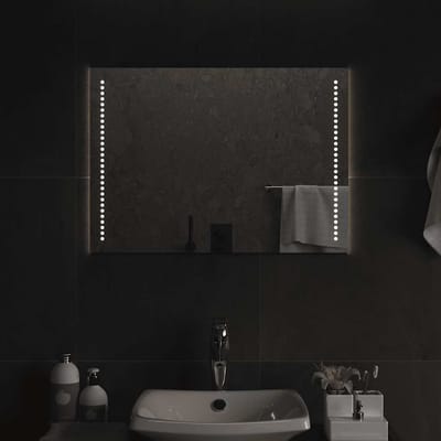 vidaXL - Badkamerspiegel - LED - 70x50 - cm
